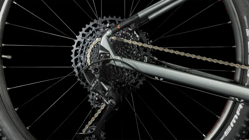 Cube Analog Mountain Bike in Grey/Red-5